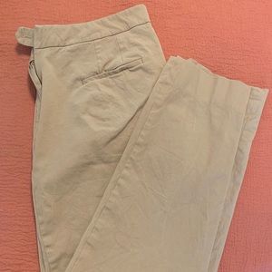 Talbots Chatham Ankle Curvy Fit sz 10 tan/khaki